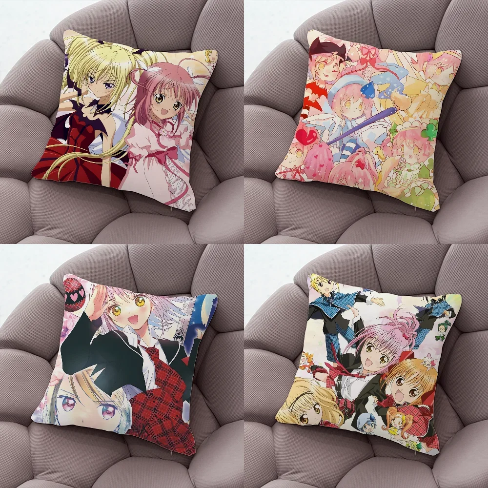 

Anime Shugo Chara Pillow Case Pillow Case Living Room Sofa Cushion Cover Suitable For Home Bedroom Room Decoration