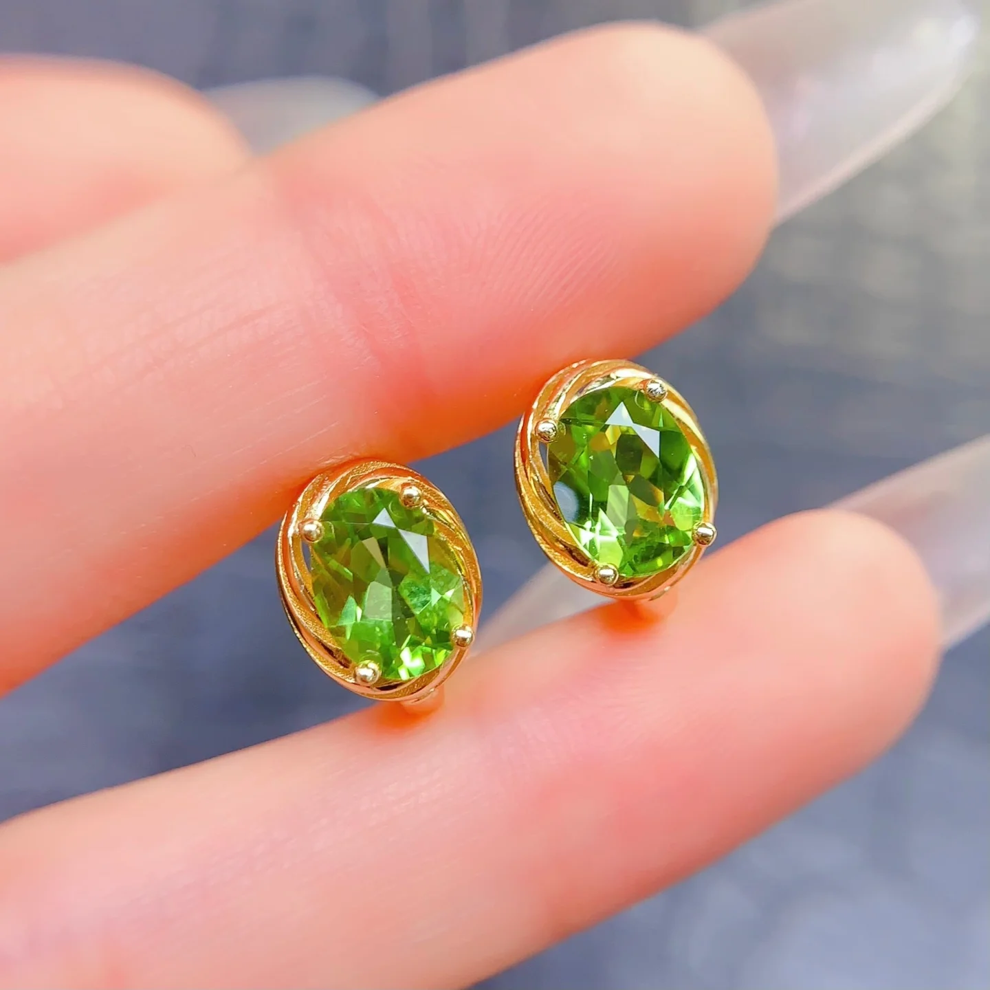 

Новые серьги Peridots из серебра 925 пробы 6х8мм, элитные, универсальные, модные, легкие роскошные, винтажные, нежные, для женщин
