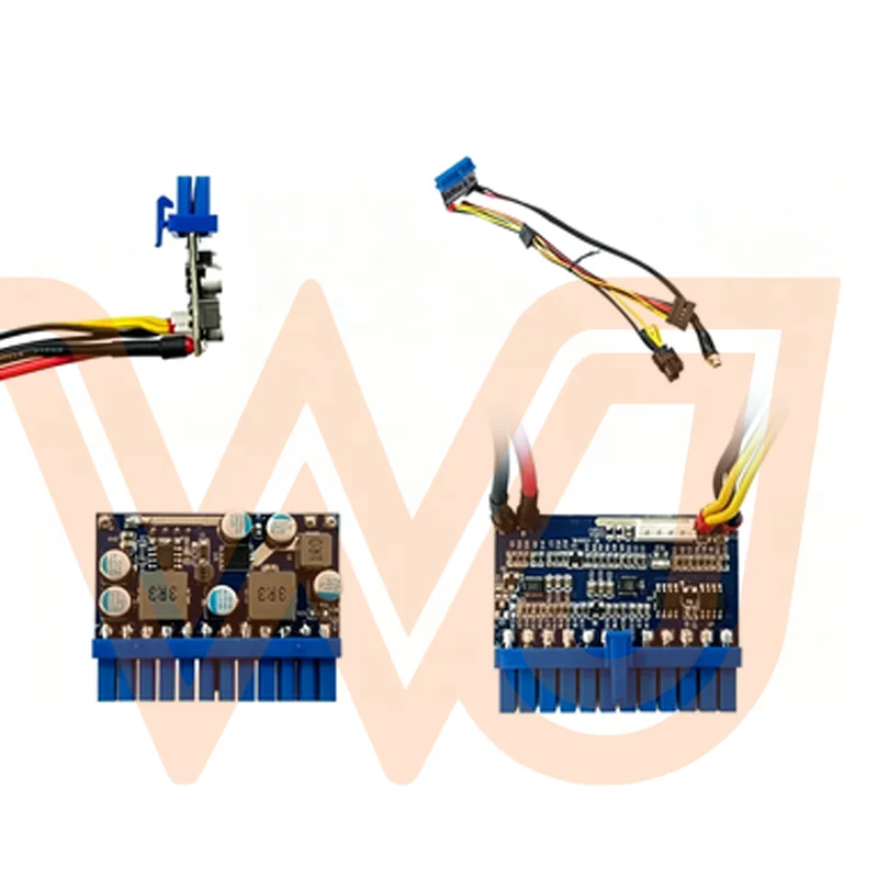 Upgraded Wide Voltage 12V-28V Rated 300W DC to ATX Mini Computer Host Silent Fanless Power Module