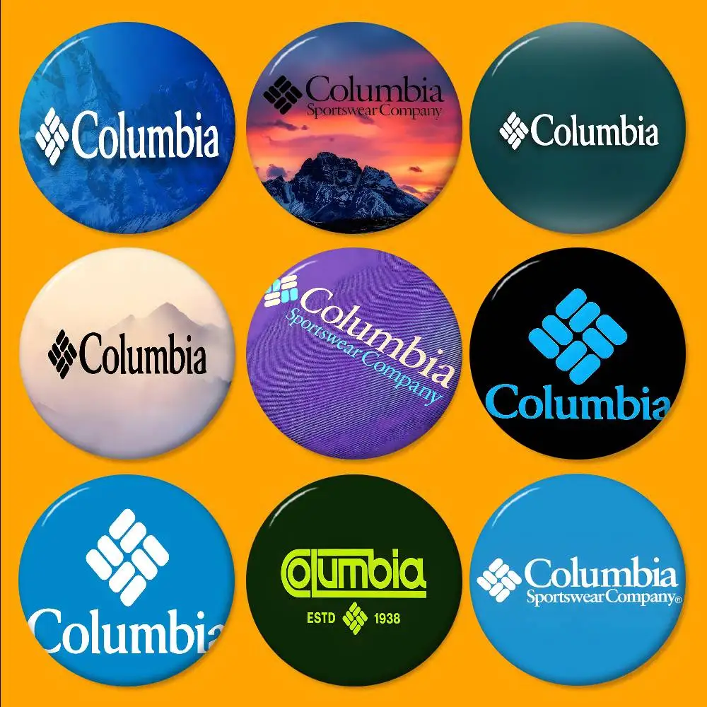 C-Columbia Outdoor Brand New  Brooches Soft Button Pin Funny Silly Gnarpy on A Skateboard Meme Badge Gamer Collection Gifts