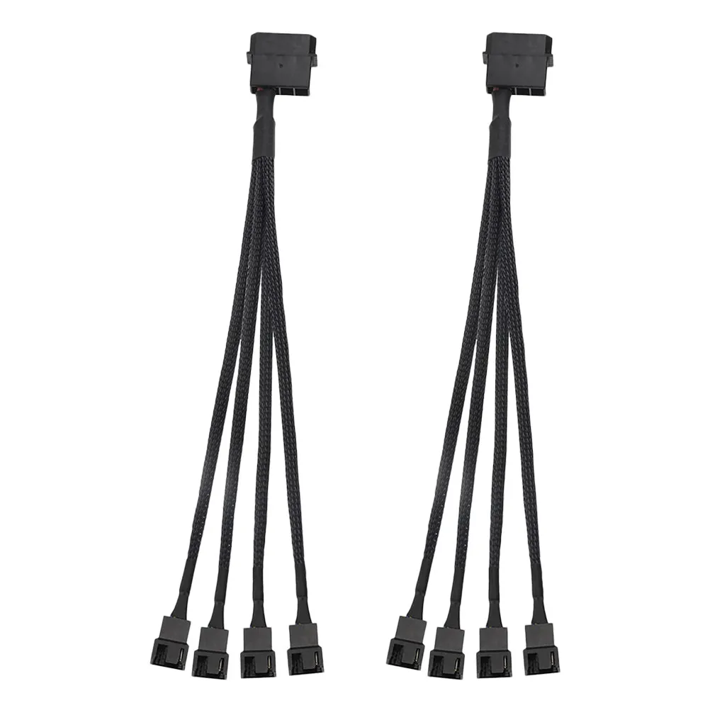 2Pcs Cpu Fan Splitt…