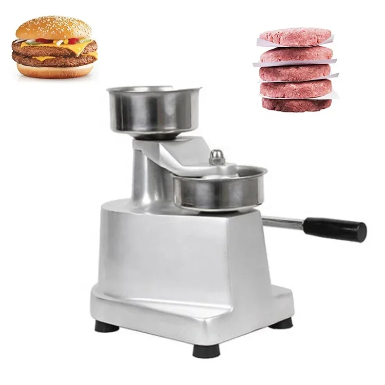 High-quality Hamburger Patty Making Machine Manual Burger Maker Beef Meatloaf Making Equipment Hamburger Patty Forming Machine