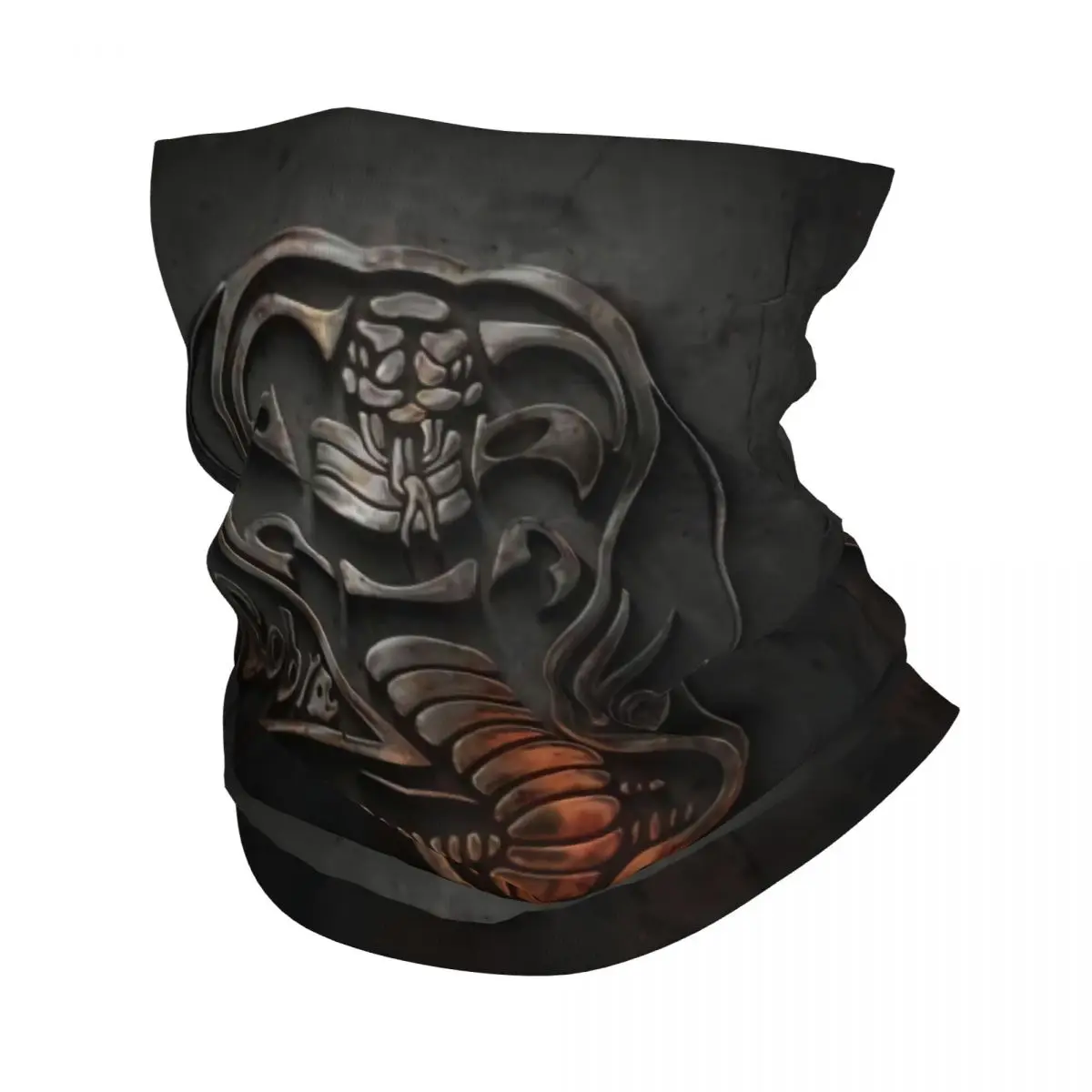 Cool Metal Snakes Scarf Neckerchief Neck Face Mask Polyester