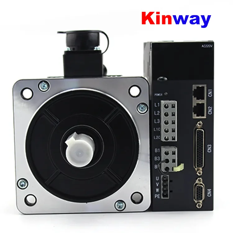 

Kinway-CNC контрольный фланцевый серводвигатель, 1 КВТ Серводвигатель переменного тока и драйвер, 130