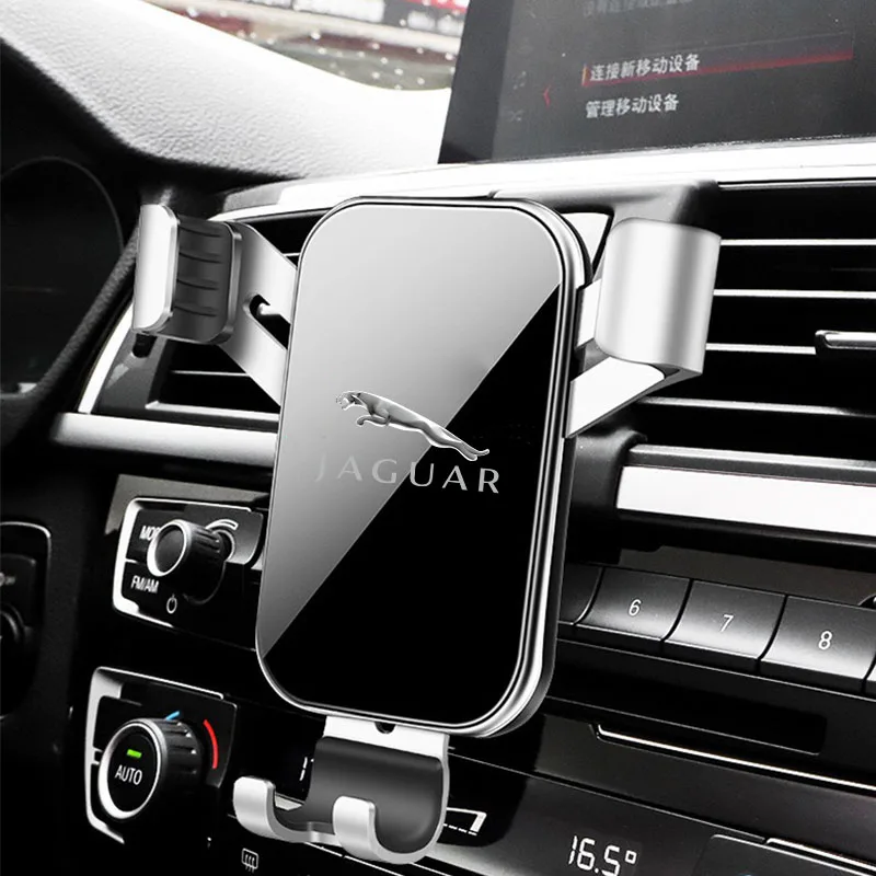 Gravity Car Phone Holder Car Air Vent Clip Mount Mobile Phone Holder for Jaguar XFR XF Sportbrake F-Type S-Type Svr S TYPE