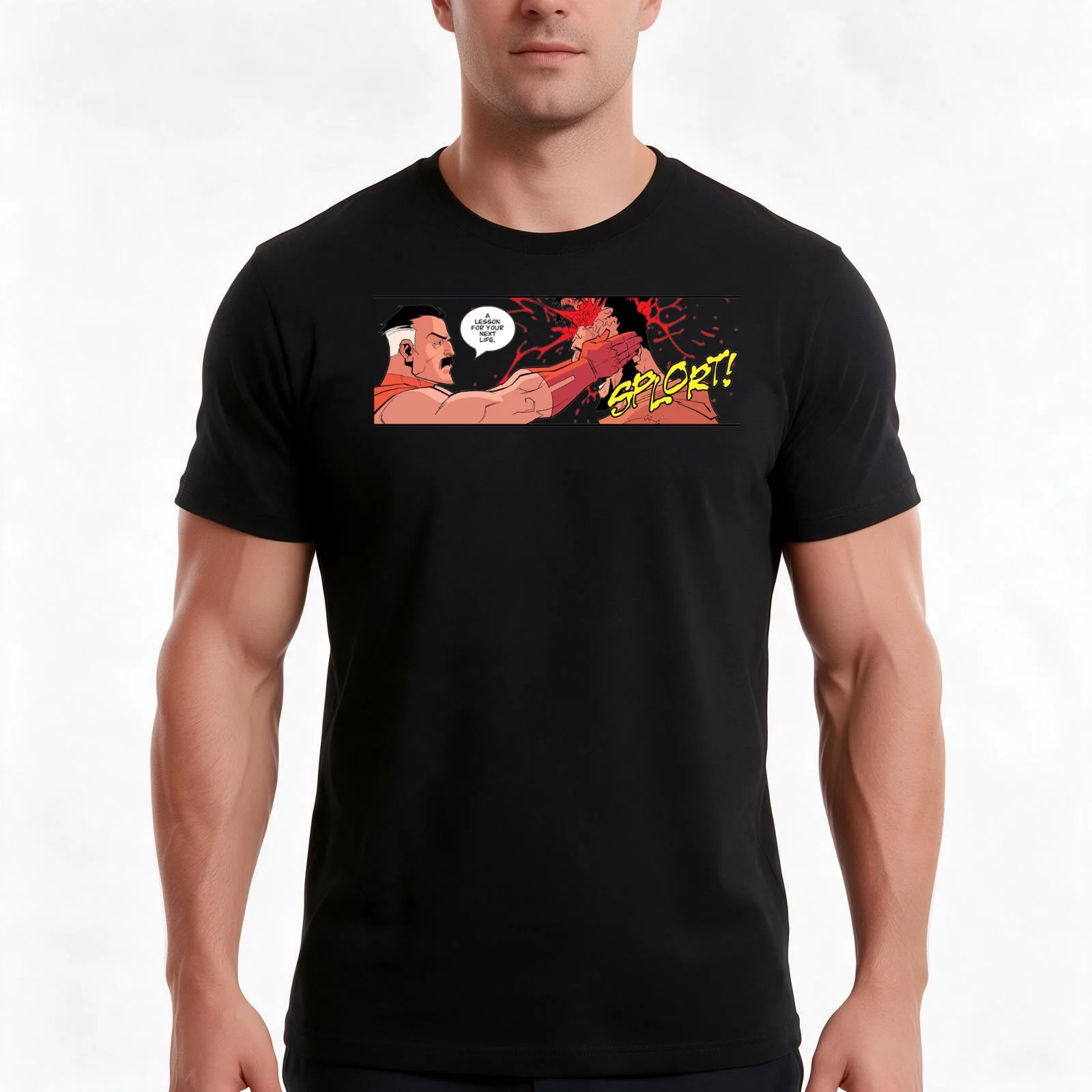 a lesson for your next life. T-Shirt Summer Casual Cotton Tee Oversized Streetwear Tops Vintage Graphic Print 100% Cotton