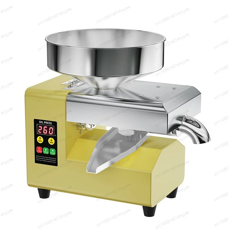Oil Press With Adjustable Temperature Range of 40-300℃ Used to Press Peanut, Flaxseed, Walnut, Sesame  R8S