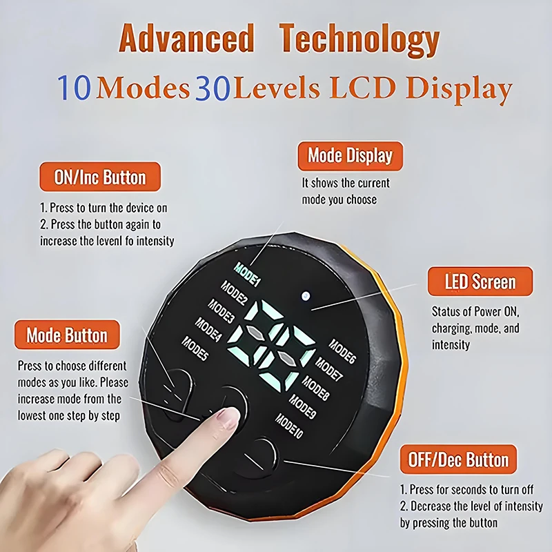 120 سنتيمتر الذكية حزام تنغيم البطن EMS العضلات محفز العضلات تونر الجسم مدلك USB تهمة فقدان الوزن تدليك اللياقة البدنية المنزلية #4