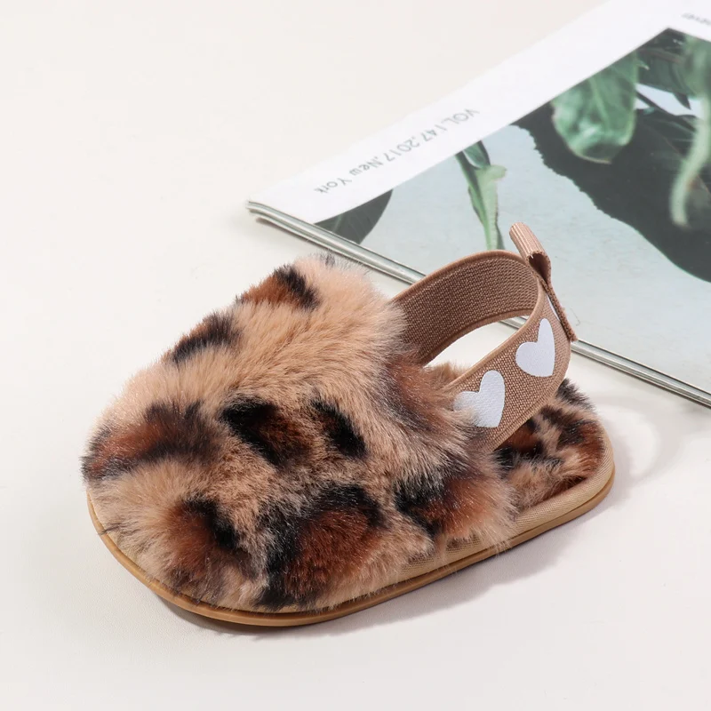 

Зимняя обувь для малышей для мальчиков и девочек, модная обувь на флисовой подкладке с леопардовым принтом, обувь для первой ходьбы, высокое качество, 0-18 месяцев