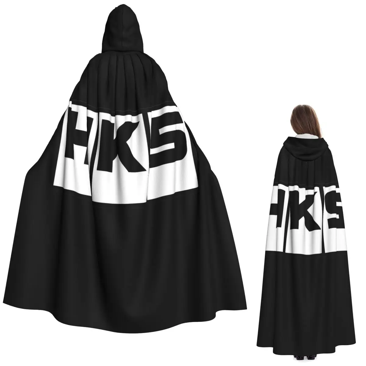 

HKS 1993-2002 длинный плащ с капюшоном, средневековый костюм ведьмы, накидка для косплея, Хэллоуин, вампир, для взрослых, унисекс