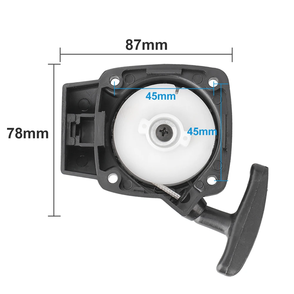 XCAN 1 Set 1E34F Brush Cutter Grass Hedge Trimmer Starter with Pulley Plate Replacement For Mitsubish CG260 BC260
