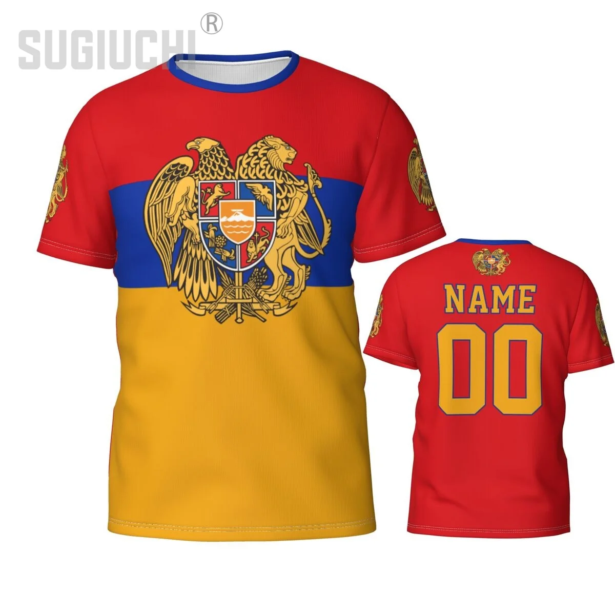 Custom Name Number Armenia Flag Emblem 3D T-shirts For Men Women Tees team Clothes Soccer Football Fans Gift T shirt