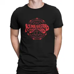 Men's gizzard king merch T Shirt King Gizzard&The Lizard Wizard Rock Band Clothing Short Sleeve Round Collar Tees T-Shirts