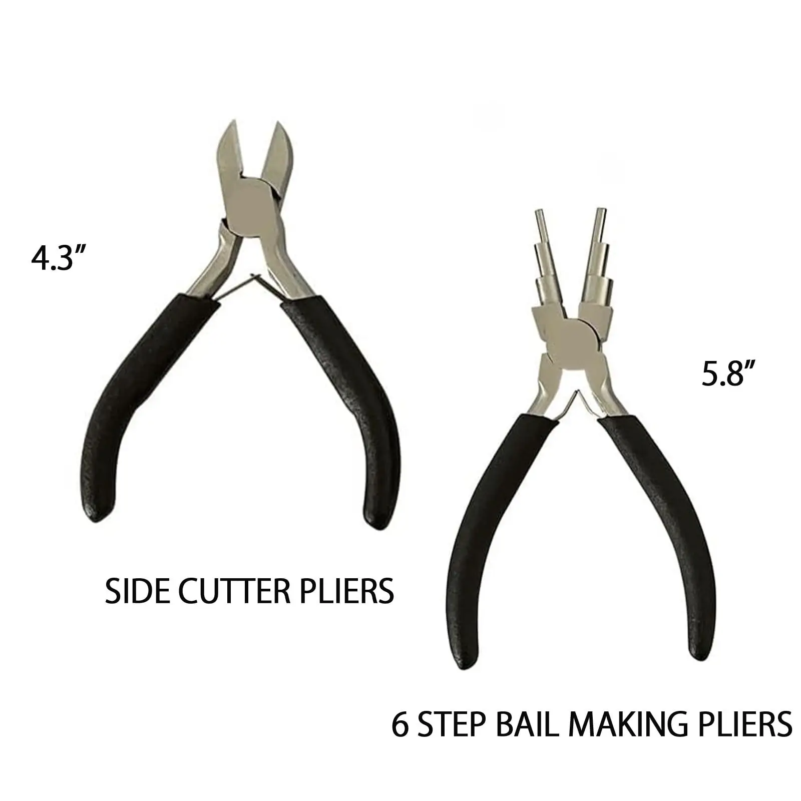 10 Pieces Pliers Set Jewelry Making Tools, Carbon Steel Making Supplies for DIY Beading Projects, Wire Wrapping,Split Ring Plier