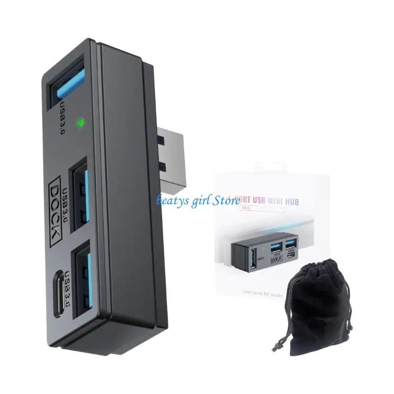 C7AB High Performances USB3.0 Hubs With 4 Port For Gamers And Professionals Using Or Laptop