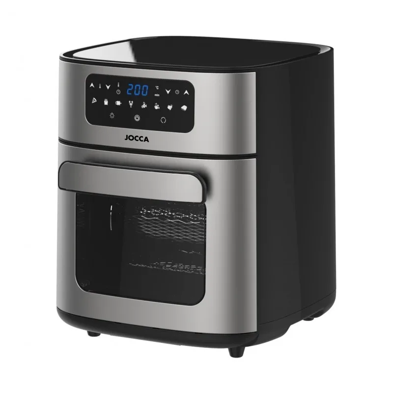 Jocca 10L 1700W hot air fryer-touch screen-8 predefined programs-timer-adjustable temperature... tintasycartuchos.com