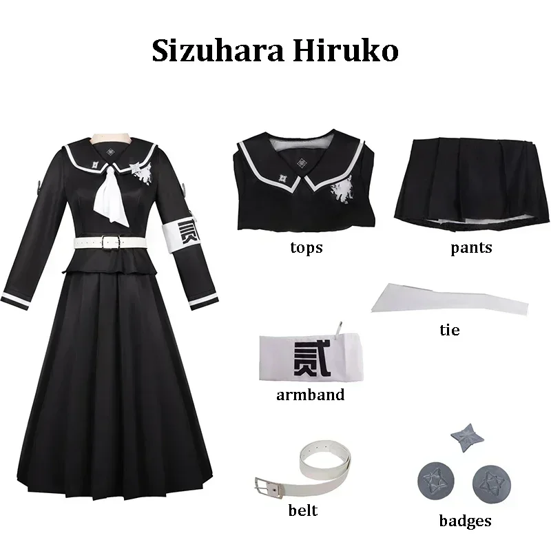 

Hundred Line Косплей Sumino Takumi Sizuhara Hiruko Amemiya Darumi Omokage Yugamu Косплей Костюм Хэллоуин Костюм Наряд