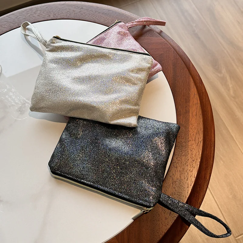 Women Evening Clutch Bag Female Crystal Day Clutch Wedding Purse Party Banquet Black Silver Clutches Bag Sequin Shoulder Bag