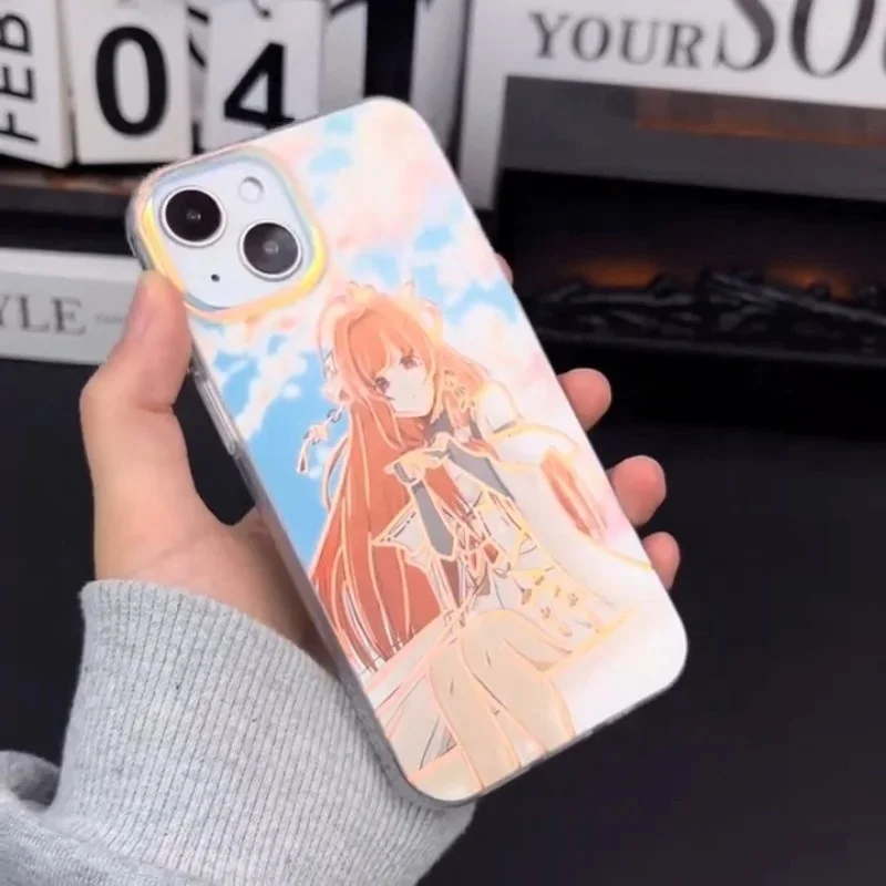 

Japan Cartoon Cute Girl Sakura Uesugi Phone Case for iPhone 11 12 13 14 15 16 17 Pro Max Plus Air Anime Dragon Raja Aurora Cover