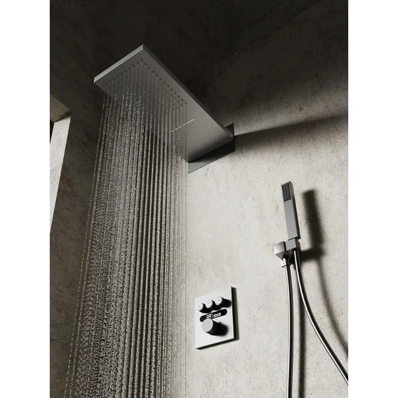 

Installed shower embedded in wall type thermostatic hidden shower set water control