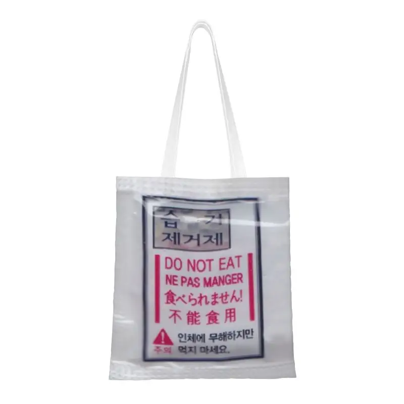 Custom Silica Gel Do Not Ever Eat Shopping Canvas Bags Women Washable Grocery Tote Shopper Bags