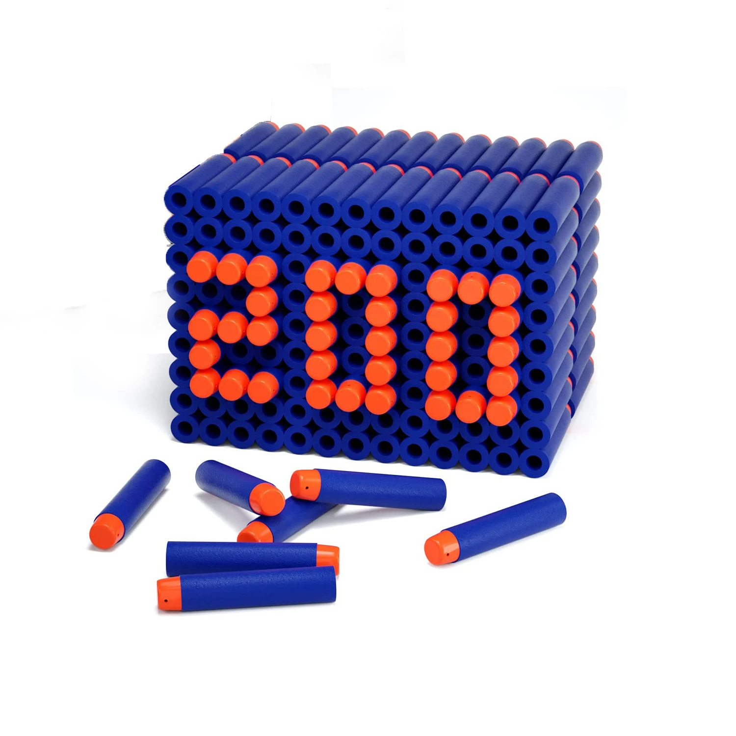 ZHUIYUE-Paquete de repuesto de dardos de 200 piezas, Compatible con Nerf n-strike Elite Series (azul), juguetes de munición EVA, accesorios para pistola