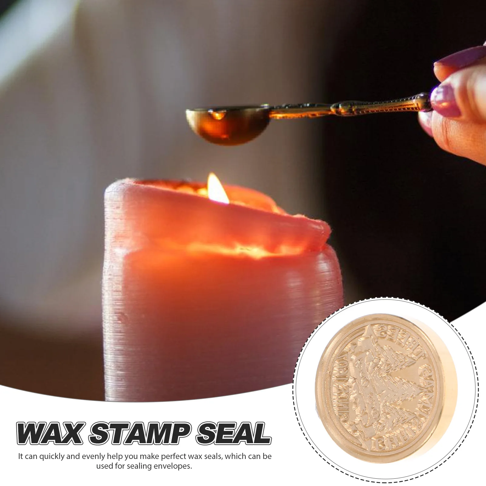 

Рождественская сургучная печать с медной головкой, подарок «сделай сам», латунное резное украшение для елки, металлическая штамповка, конверт, приглашения