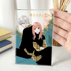 Anime Yubisaki to Renren Nagi Itsuomi Itose Yuki Cartoon Square Crystal Thick Stand Model Cosplay Desktop Decor