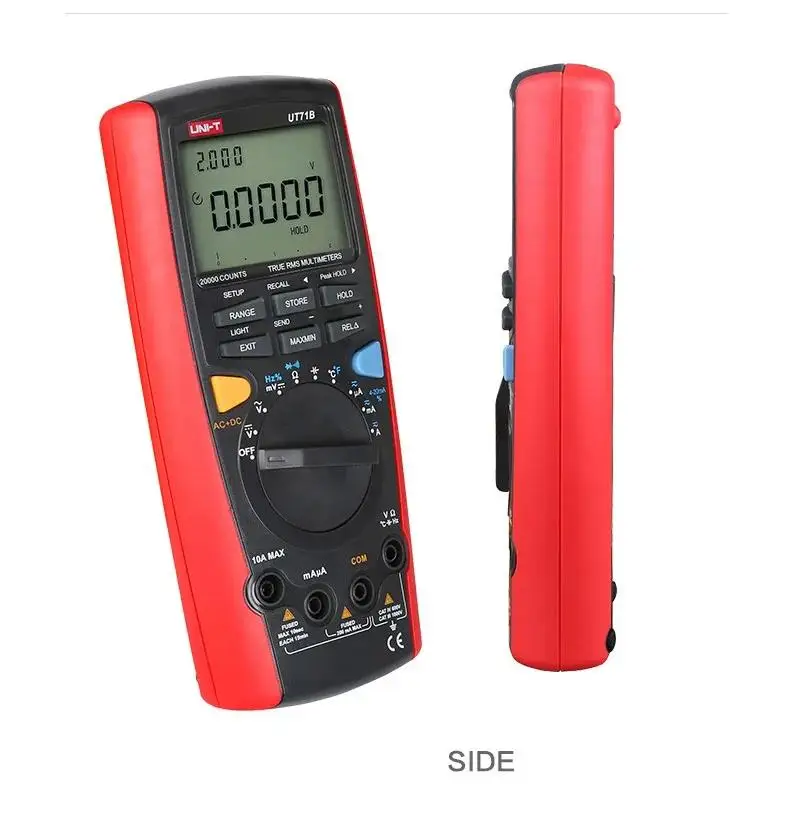 UNI T UT71B professional digital multimeter alicate amperimetro ac / dc ampere capacitance meter auto range digital multimeter