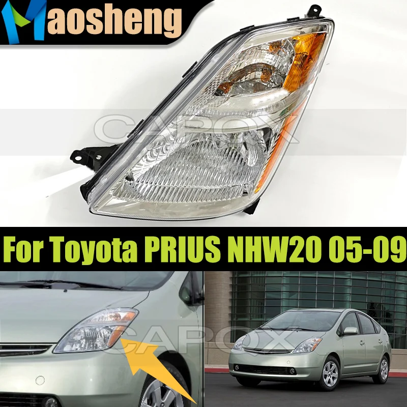 

Car Front Headlight Head Light For Toyota PRIUS NHW20 2005 2006 2007 2008 2009 Headlamp Head Lap Driver Light