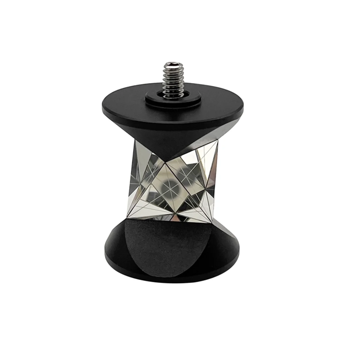 

360 Degree Mini Prism Silvering Replacement for Total Station Replace GRZ101 350M with 1/4 Thread Survey Prism