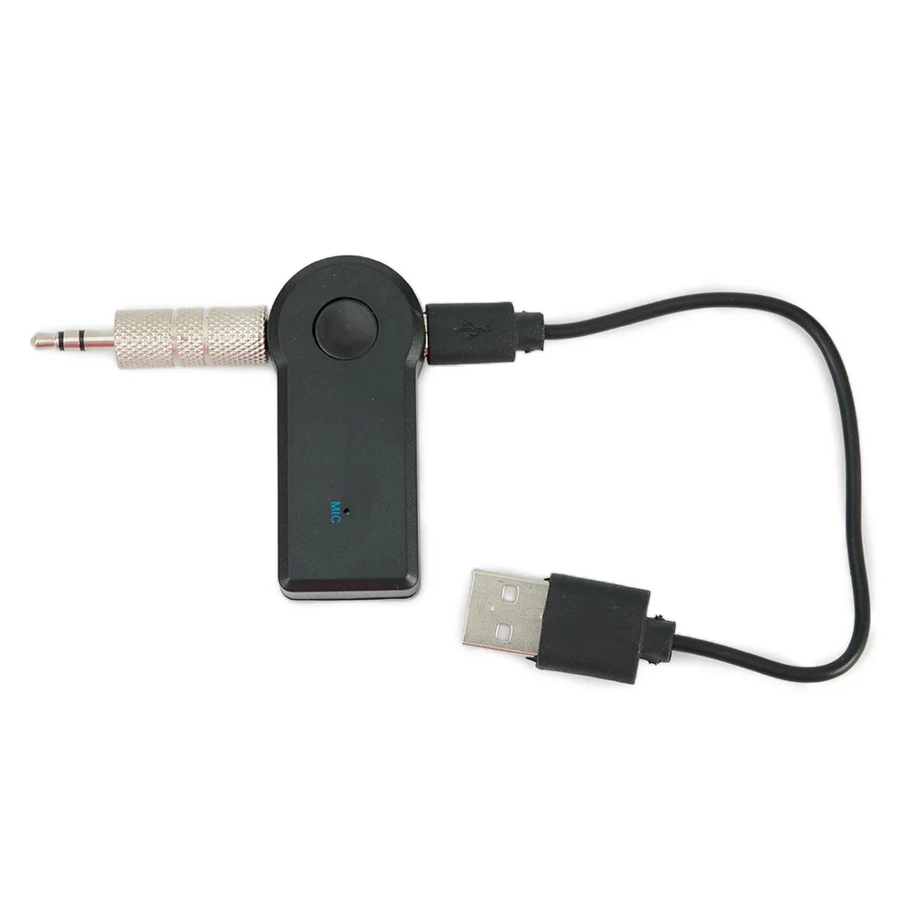 

3.5mm Jack AUX Car Bluetoother 5.0 Receiver Wireless Mic Handfree Adapter In Car For Music Audio Aux BT Headphone Reciever