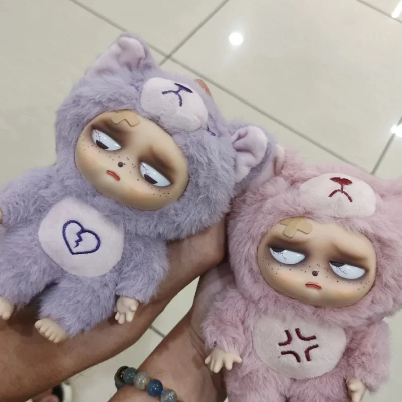 Sleepless Grumpi Ragdoll Vinyl Plush Blind Box - Trendy Surprise Ornament Soft Doll Toy Collectible Gift For Girls Holiday