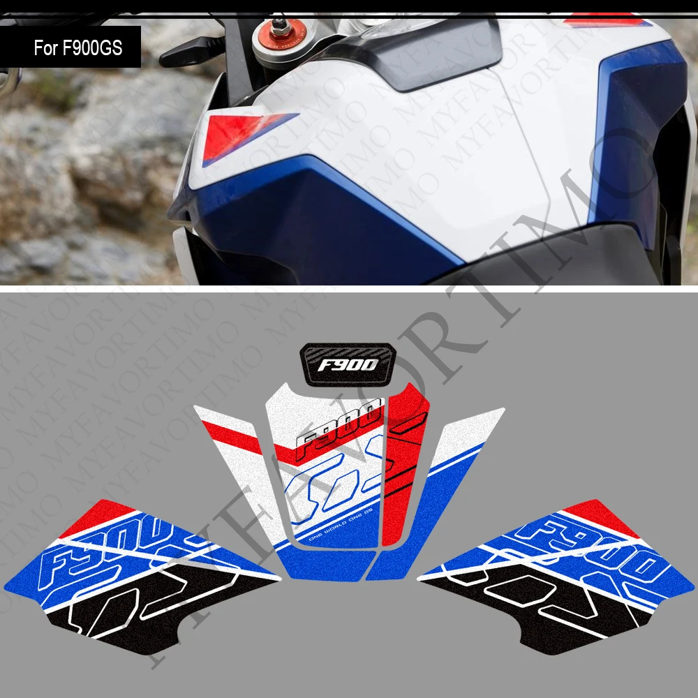

For F900GS F900 GS F 900 Motorcycle Tank Pad TankPad Cap Grips Gas Fuel Knee Stickers Decals Protector 2024 2025 2026