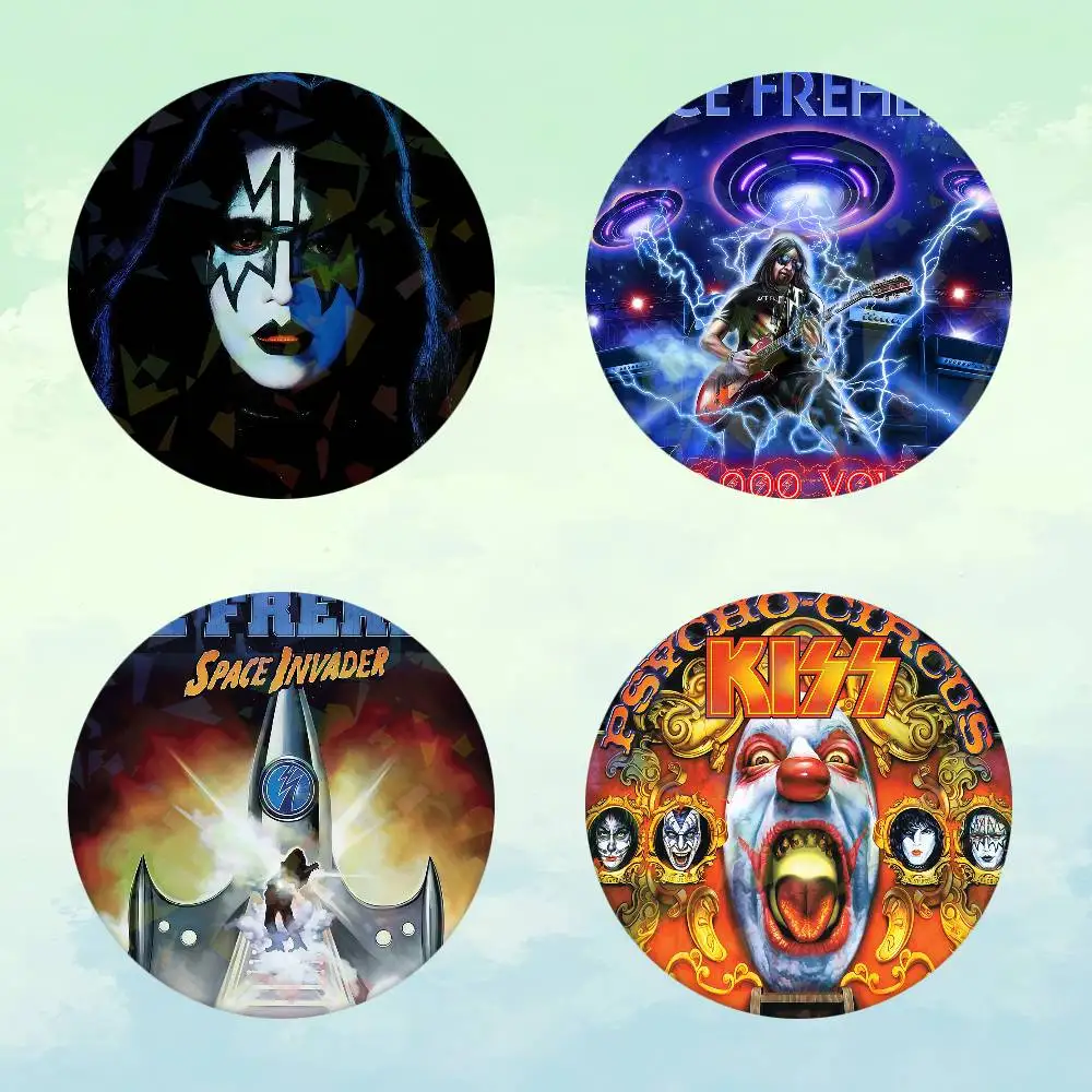 Broche de Metal Singer A-Ace F-FrehleyS Ace Frehley: Pin de Botão Macio com Ícone Brilhante Impresso – Presente para Amigos