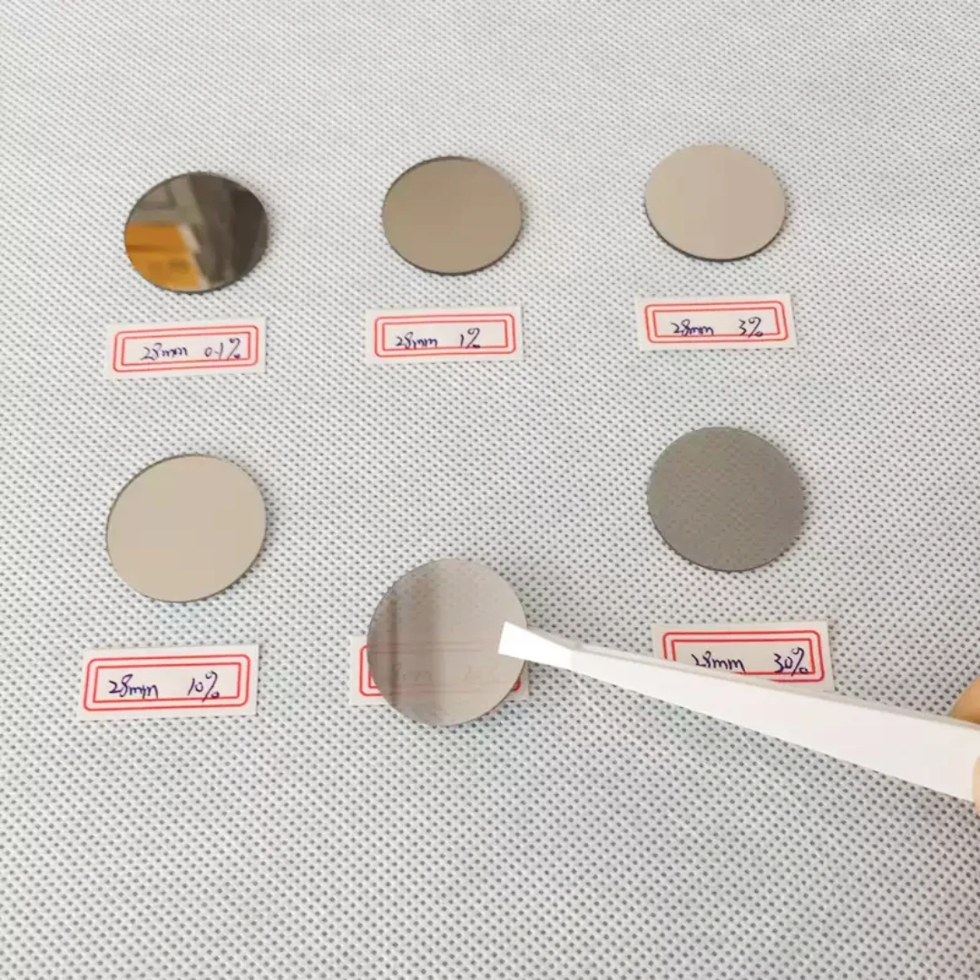 Neutral Density High‑Performance Coated Attenuator Filter Lens Φ28×1.1mm 400‑1100nm IR Attenuation Optical Filter Glass Sheet