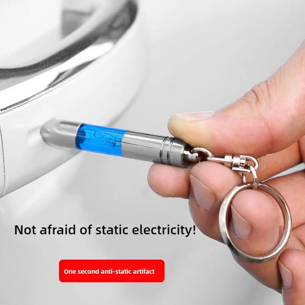 Human Body Static Eliminator Portable Anti-Static Keychain Static Electricity Remover Discharge Key Chain For Human Body