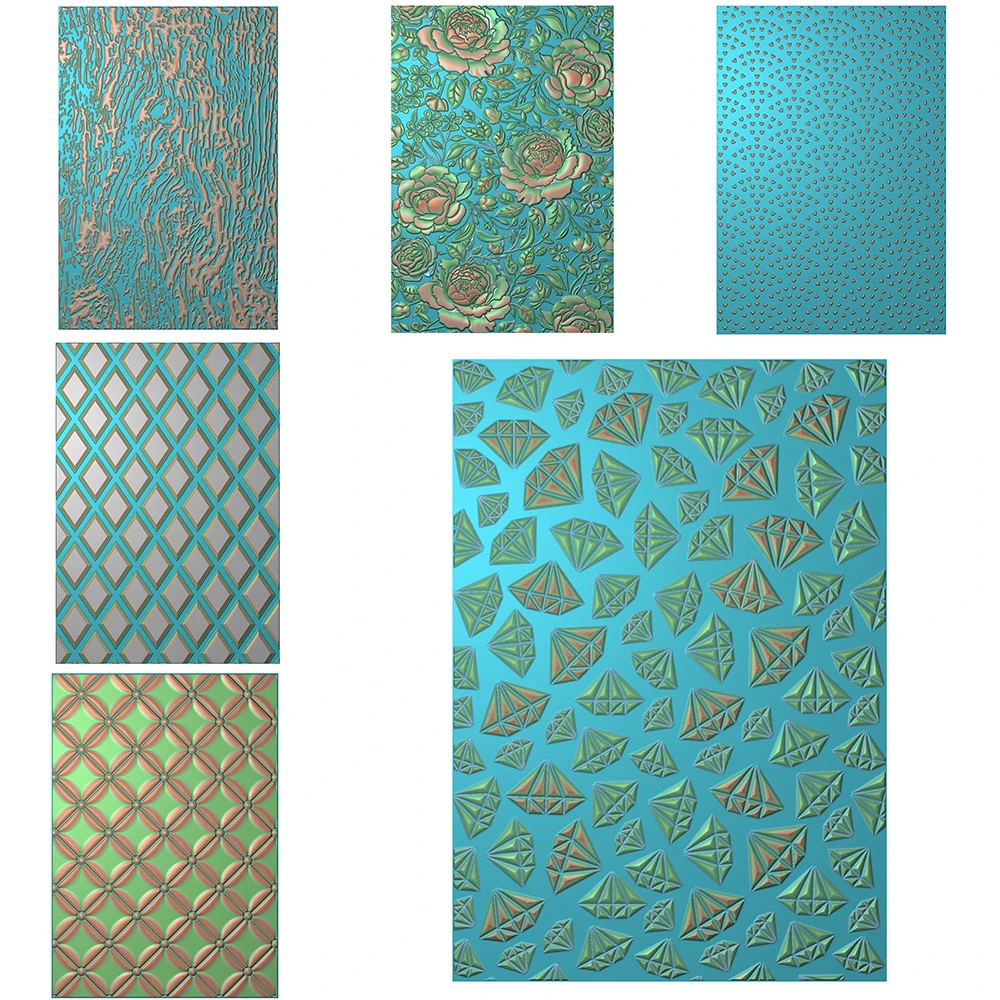 Born to Sparkle 3D Embossing Folder Floral Expressions for Scrapbooking,Card Making Craft Projects White Templates with Texture