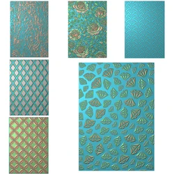 Born to Sparkle 3D Embossing Folder Floral Expressions for Scrapbooking,Card Making Craft Projects White Templates with Texture