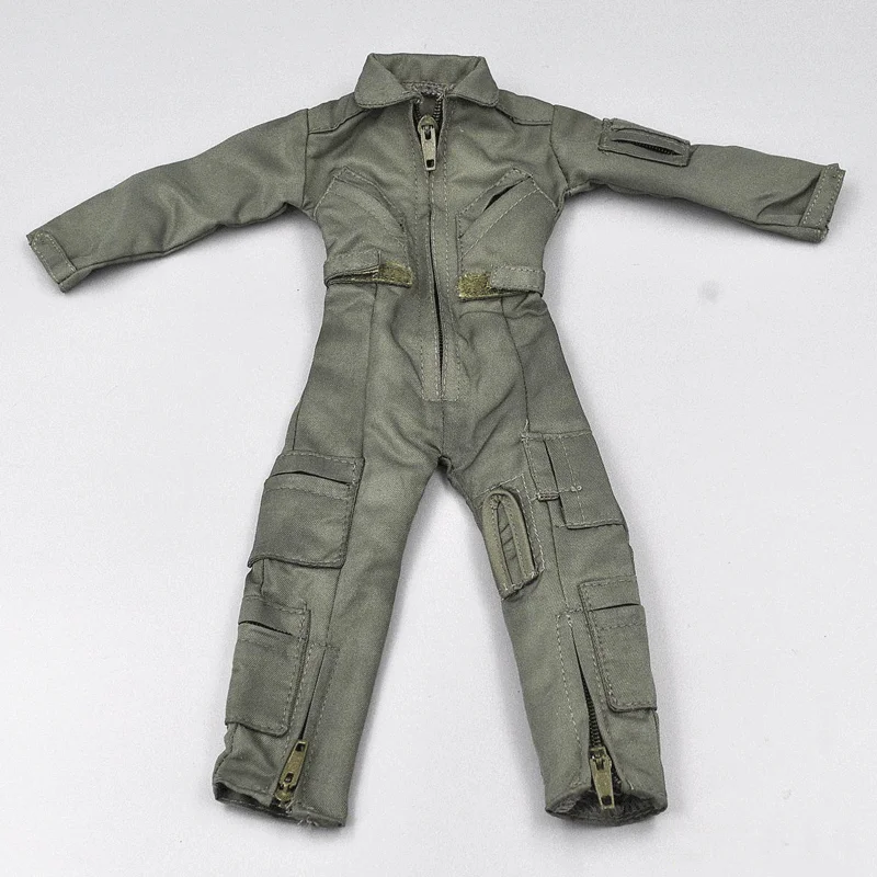 1/6th Male Sodier Clothes Pilot Combat Uniform Jumpsuit Model for 12\'\' Figure