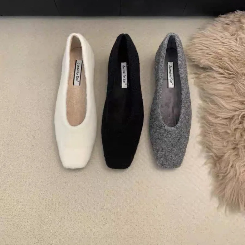 

Spring New Brand Women Pumps Shoes Fashhion Shallow Slip on Ladies Elegant Boat Shoes Square Low Heel Single Shoes