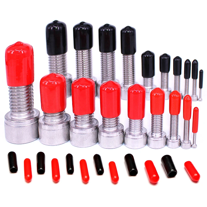 

Rubber Seals Threaded Sheath Silicone Sleeve Tips End Caps Cap Cable Wire Stopper Cover Set Outer Lid Dust Plug Silicon Tube Pvc