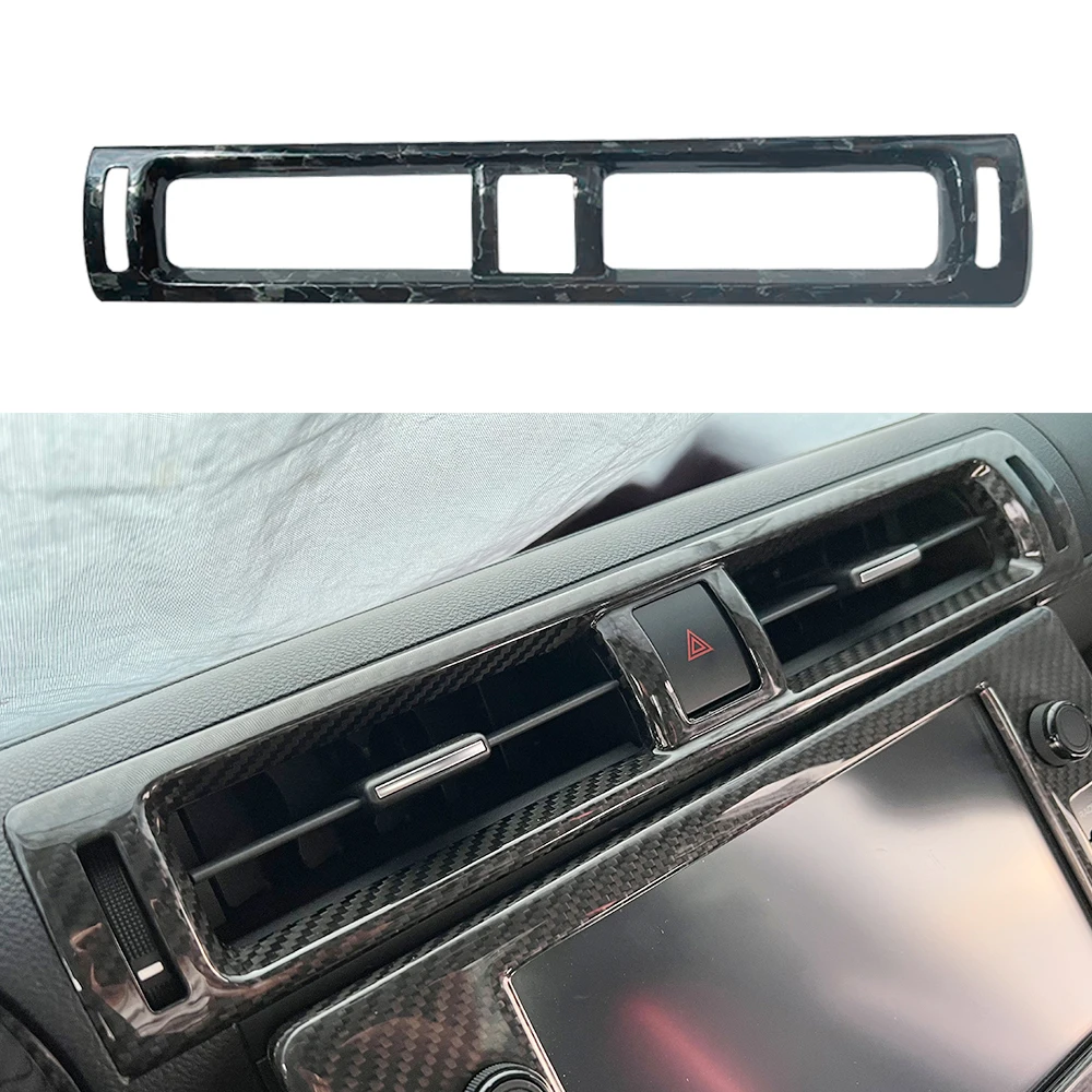 

Forged Carbon Center Air Conditioning Vent Frame Cover For Subaru BRZ For Toyota 86 GR86 2021+