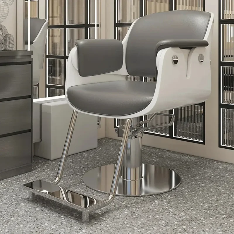 الجمالية الحديثة كرسي حلاق فاخر الجمال الشمال العصرية تصفيف الشعر كرسي مريح صالون Kapperstoel أثاث الشعر