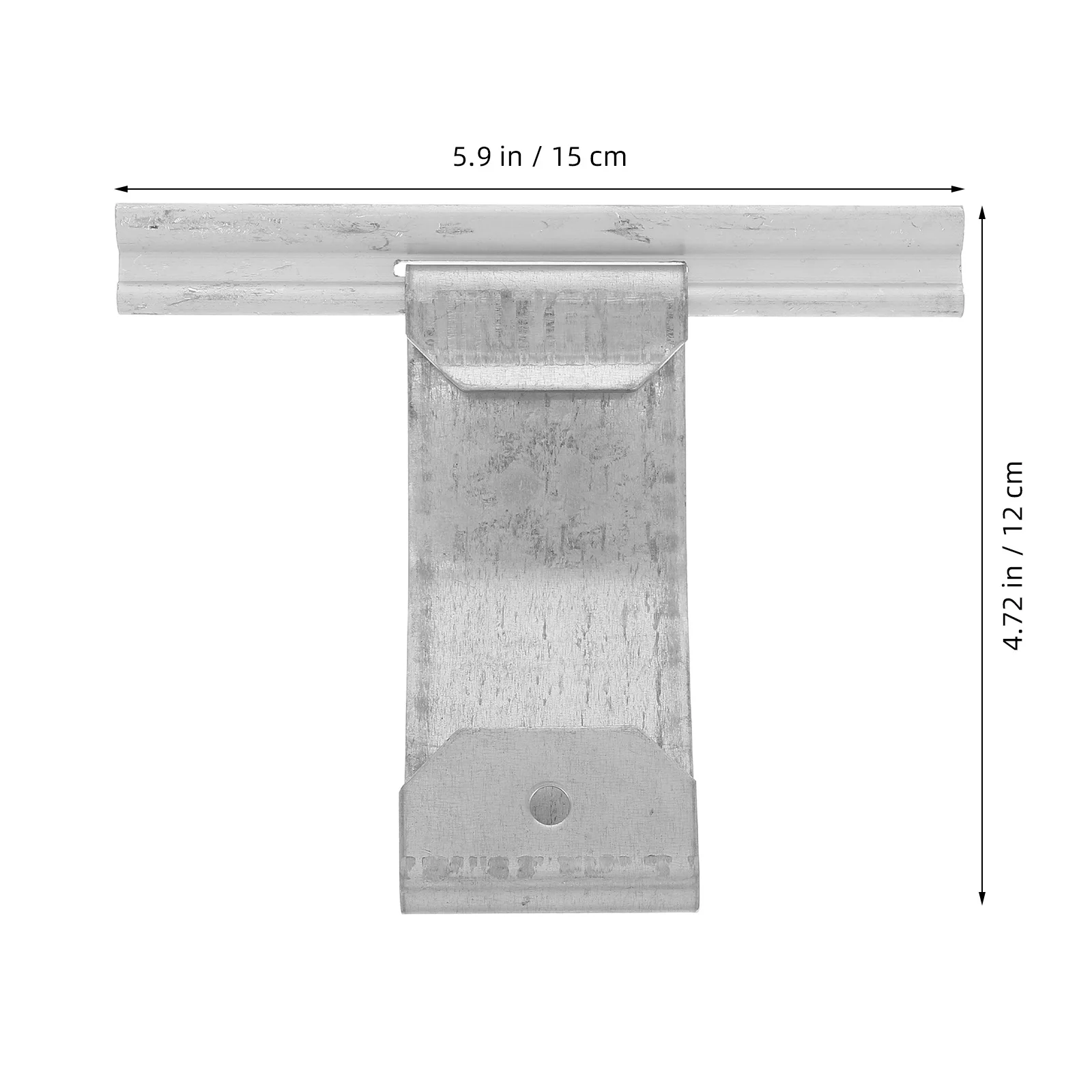 2 قطعة دعم الصلب المجلفن سميكة للأبواب مصراع المتداول يندبروف نافذة قفل الأمان معدن دائم #4