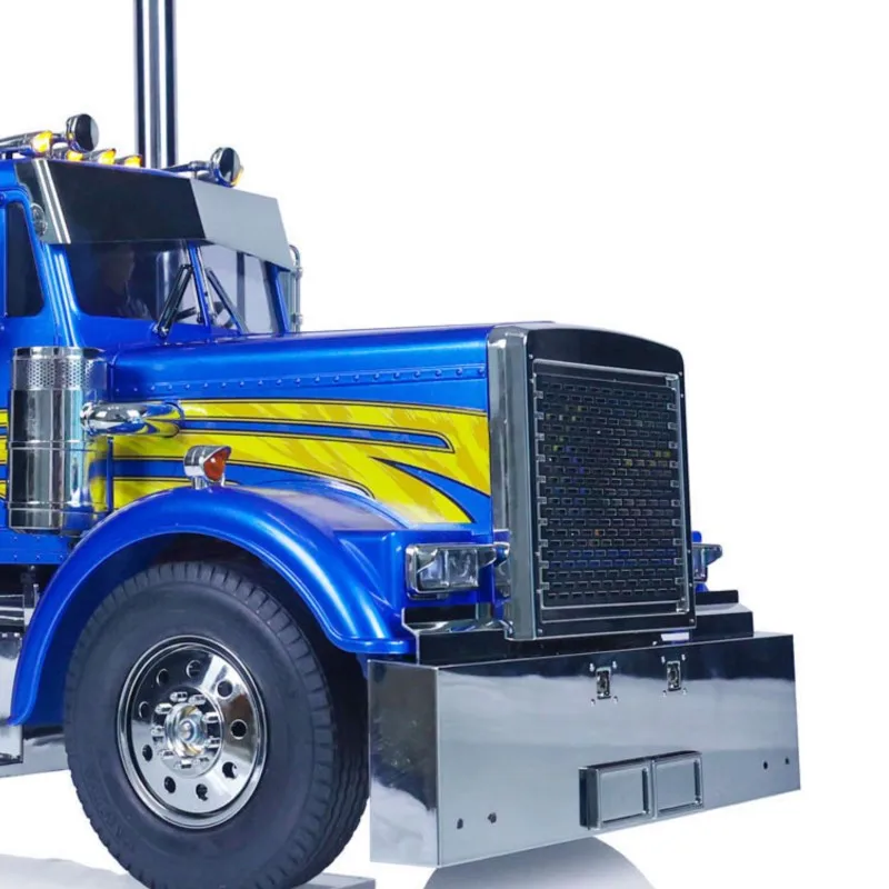 

RTR RC Tractor Truck 6x4 56344 3 Axles 1/14 Remote Control Car with Sound Lights TOUCAN PAINTING Vehicle Model