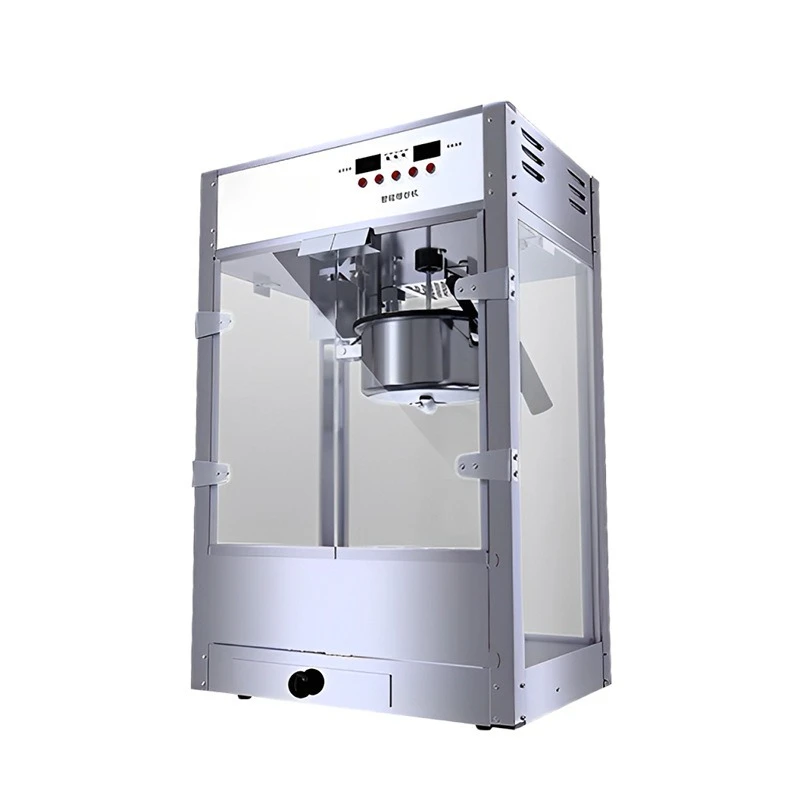 Commercial automatic popcorn machine electric bud puffing popping machine