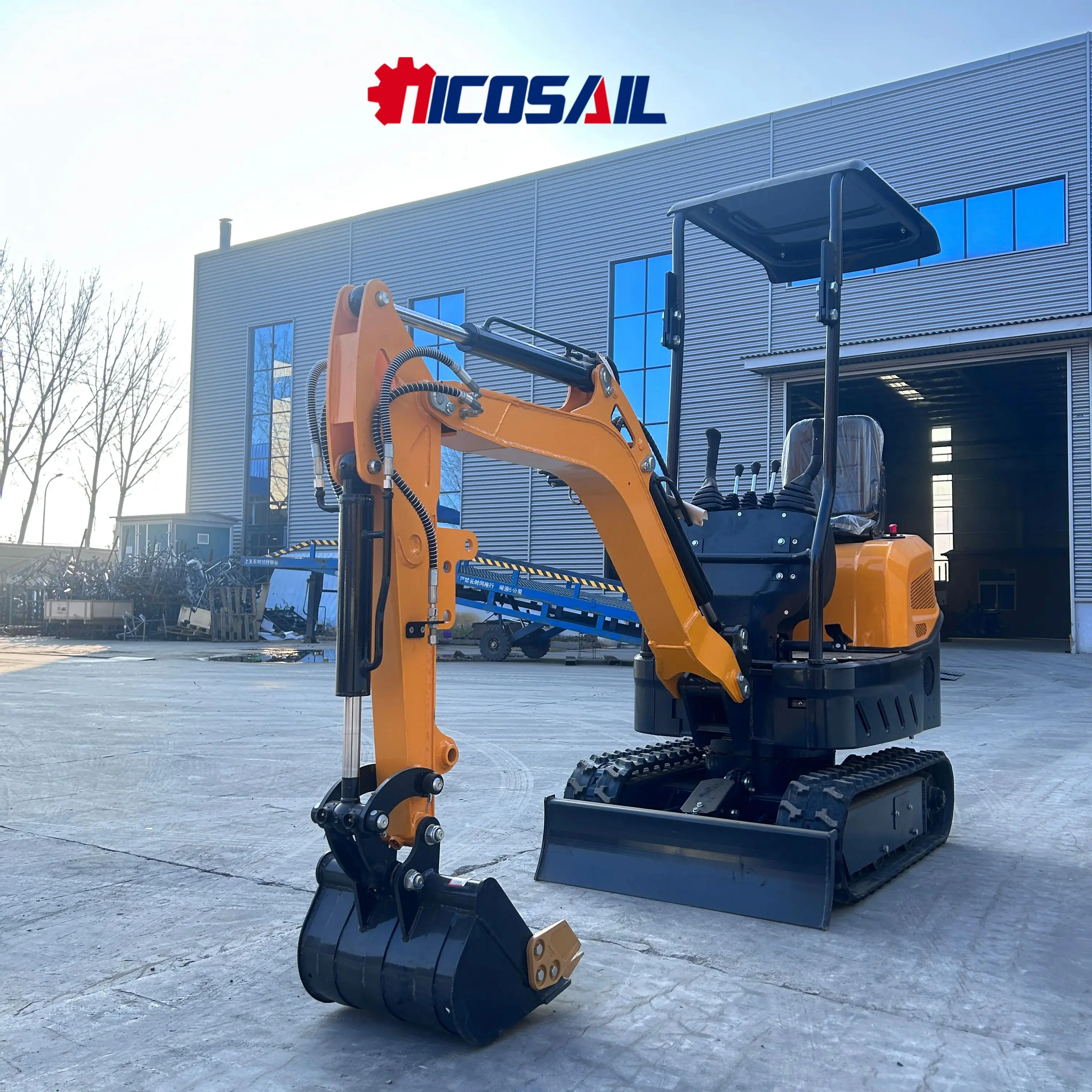 Мини-экскаватор 1 тонна 5 тонн Мини-экскаватор Мини-экскаватор Домашний сад