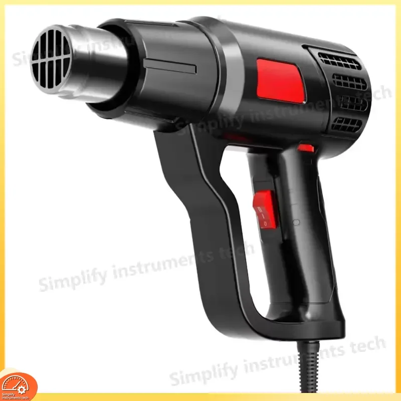 2000W Digital Hot Air Gun Industrial Heat Shrink Welding Tool High Power Plastic Soldering Iron Car Film Heating Gun for PVC