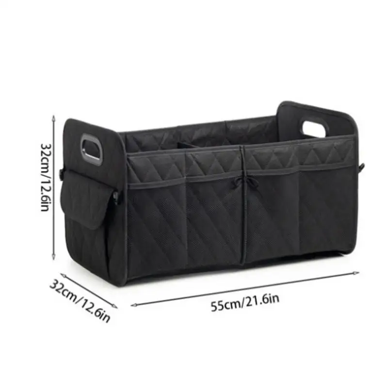 Car Storage Box Big Capacity 50L Trunk Organizer Eco-Friendly Super Durable Co&llapsible Cargo Storage Tool Auto Truck Trunk Box